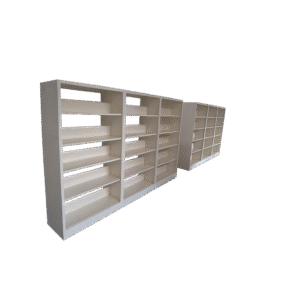 Library Book Shelves One-Sided